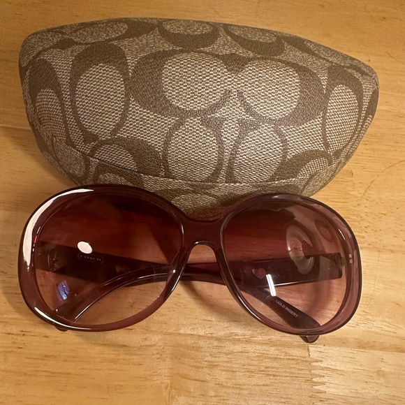 Coach Sunglasses - Purple Sunglasses - Picture 4 of 7